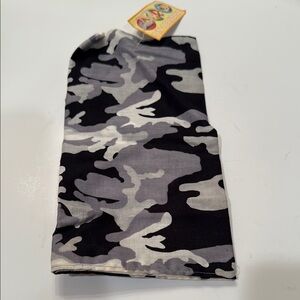Camouflage Print Bandanna Scarf